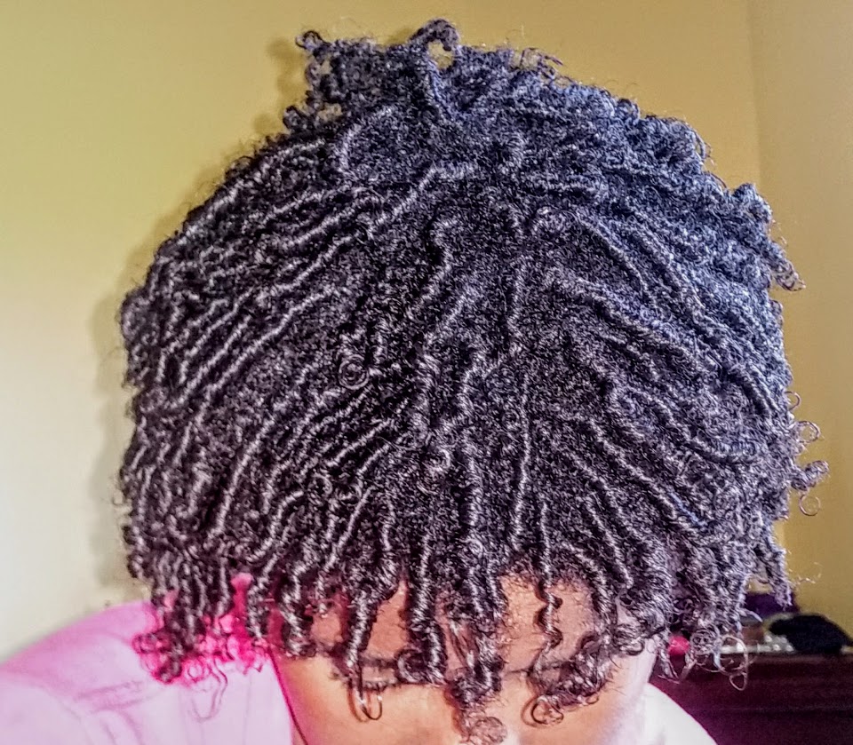 Finger coils on 4C hair