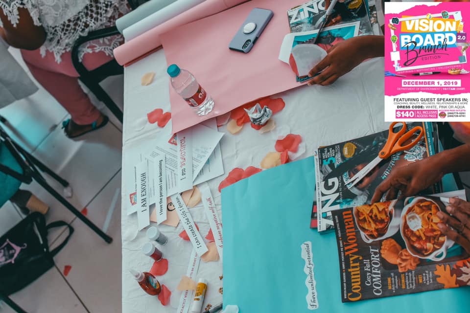 Vision Board Party Experience & 3 Tips for the New&nbsp;Year